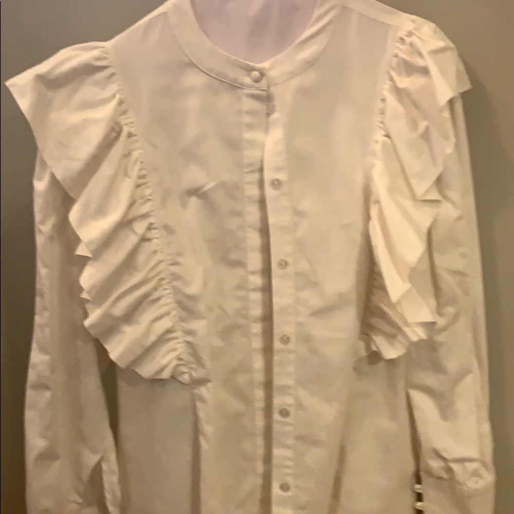 Hunter Bell NYC Ruffle Blouse
